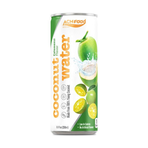 250ml ACM Coconut Water with Calamansi Flavor in can
