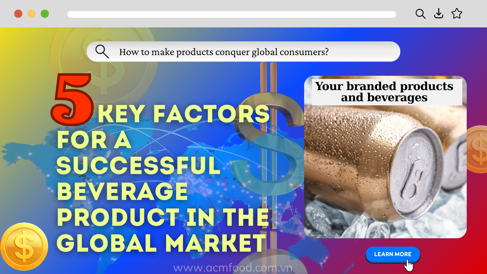 5 Key Factors for a Successful Beverage Product in the Global Market