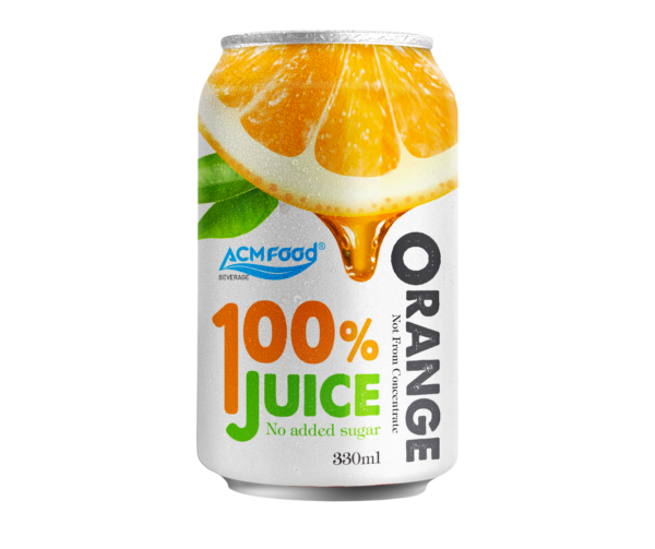 ACM 100% Orange Juice 330ml – Export Quality