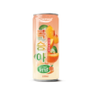 250ml ACMFOOD Peach Juice Drink Low Sugar Alu Can Slim - 5