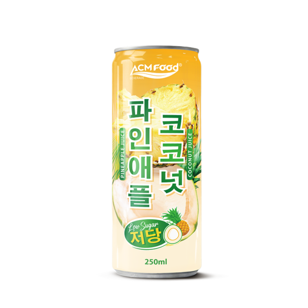 250ml ACMFOOD Green Grape Juice Drink Low Sugar Alu Can Slim - 2