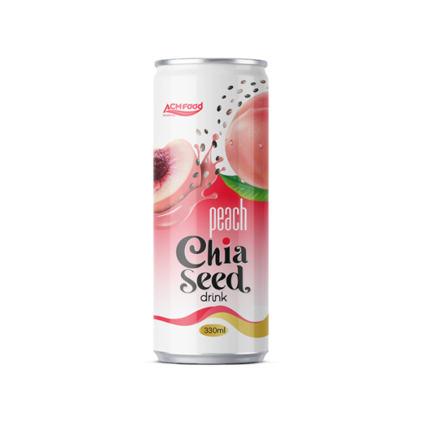 320ml ACM Chia Seed Drink Peach flavor