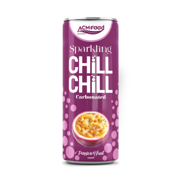 250ml ACM Passion Fruit Sparkling Chill Chill Juice