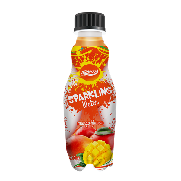 300ml ACM Mango Sparkling water drink Pet bottle