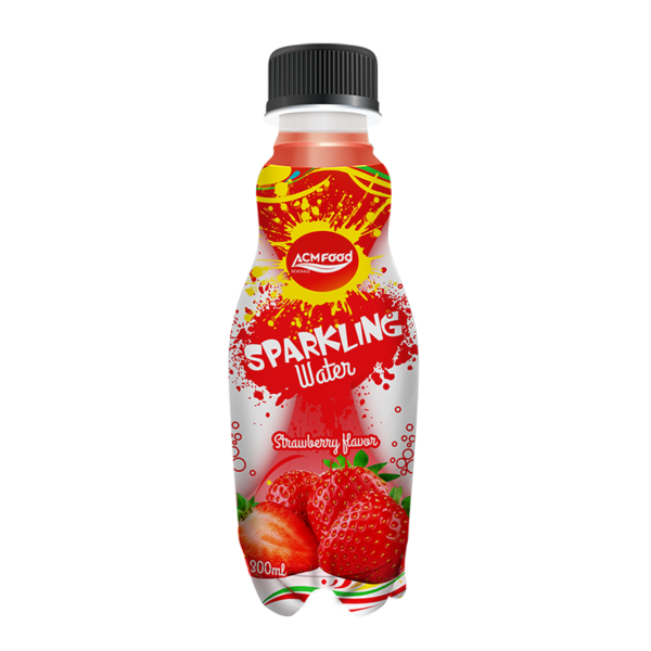 300ml ACM Strawberry Sparkling water Pet bottle