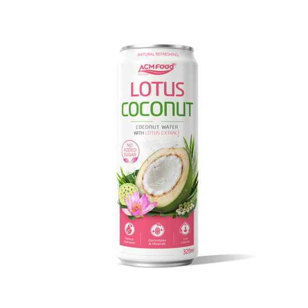 Alternative view of 320ml ACMFOOD Coconut Water Matcha Sleek Can