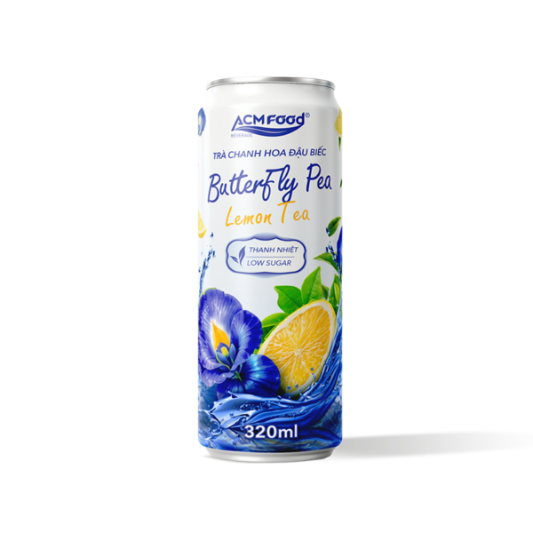 320ml ACM Green Tea with Butterfly Pea Lemon PET Bottle