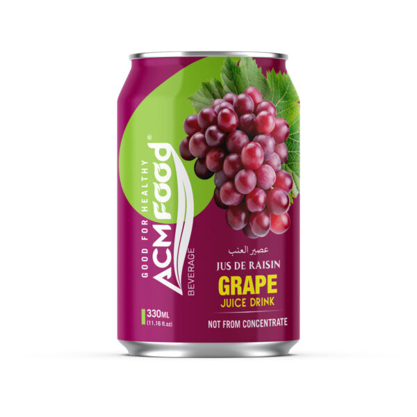 330ml ACM NFC Grape Juice Drink Alu Can