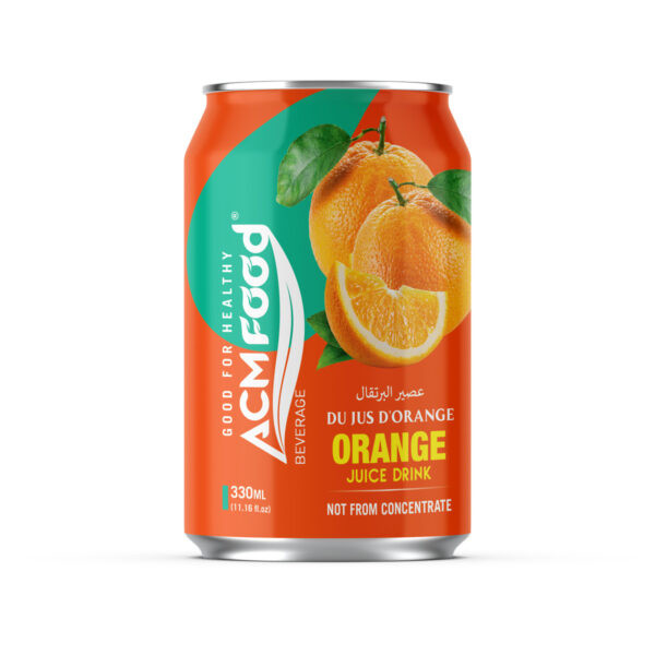 330ml ACM NFC Orange Juice Drink Alu Can