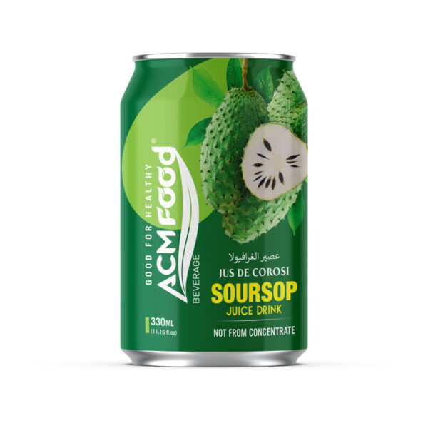 330ml ACM NFC Soursop Juice Drink Alu Can