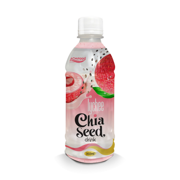 Alternative view of 320ml ACM Chia Seed Drink Lychee flavor