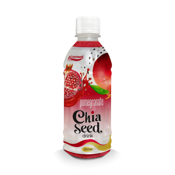 Alternative view of 320ml ACM Chia Seed Drink Pomegranate flavor