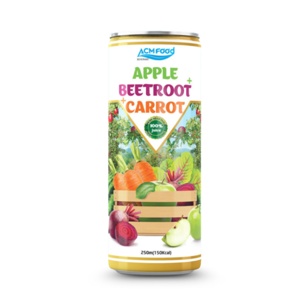 250ml ACM Mix Apple, Beetroot and Carrot Juice