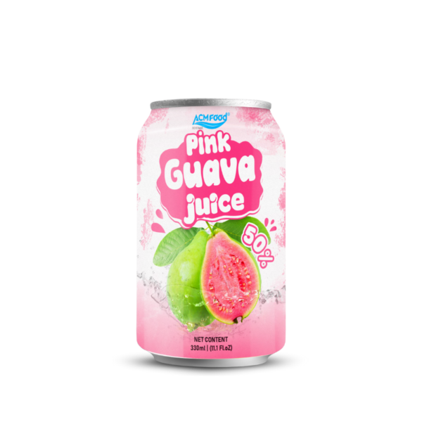 330ml Natural Pink Guava Juice 50%