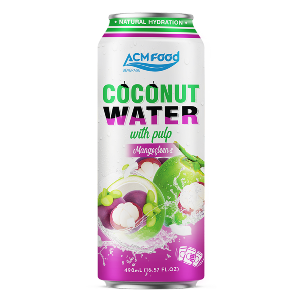 500ml ACM Coconut Water with Mangosteen Flavour Can