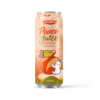 500ml ACMFOOD Asian Rabbit peach juice drink, NFC low sugar in aluminum can, Vietnam OEM supplier