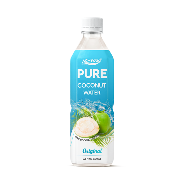 Botella PET de 500ml de Agua de Coco Pura ACM