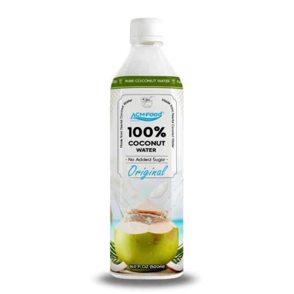 Botella PET de 500 ml de agua de coco NFC ACM
