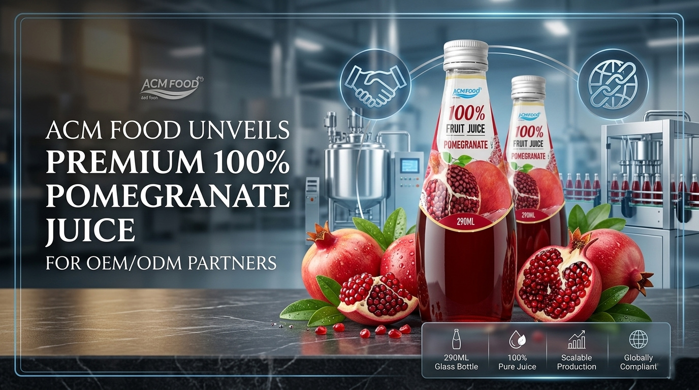 ACM Food Unveils Premium 100% Pomegranate Juice for OEM/ODM Partners