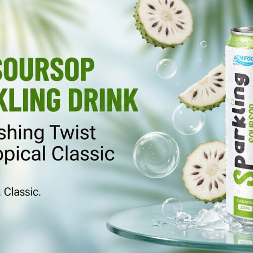 ACM Soursop Sparkling Drink A Refreshing Twist on a Tropical Classic