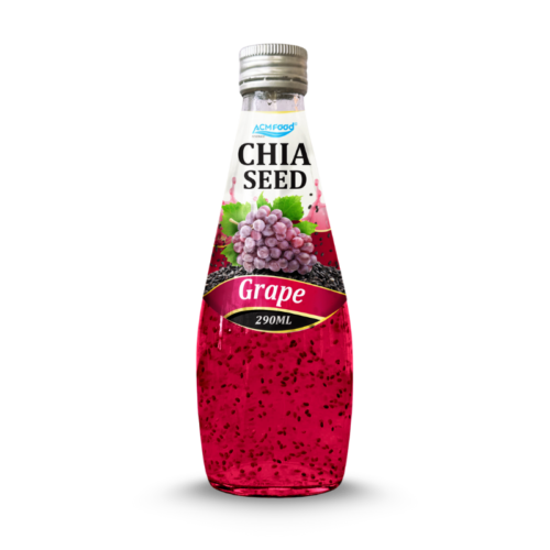 290ml ACM Chia Seed drinks with Grape Flavor