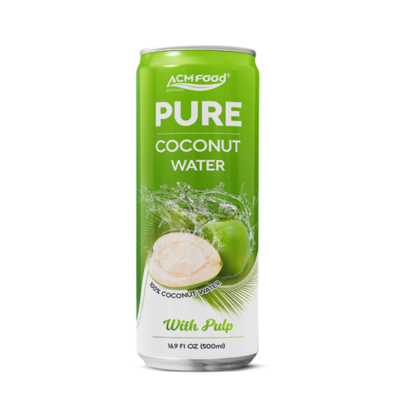 250ml ACM Coconut Water with Pulp Slim Can