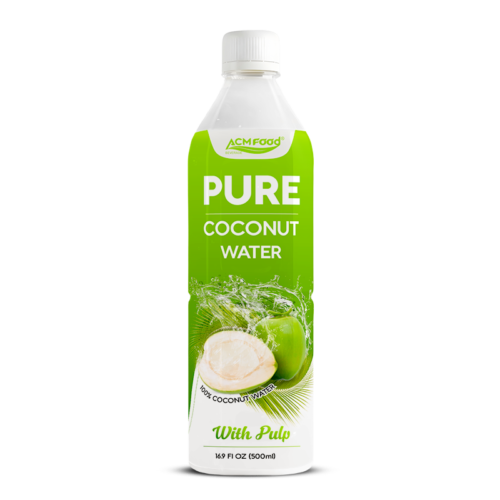 500ml ACM Pure Coconut Water With pulp- PET Bottle