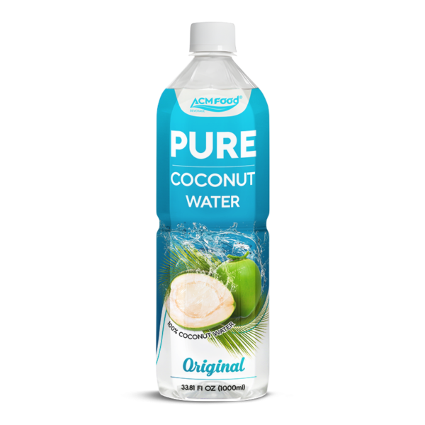 1L ACM Pure Coconut Water PET Bottle
