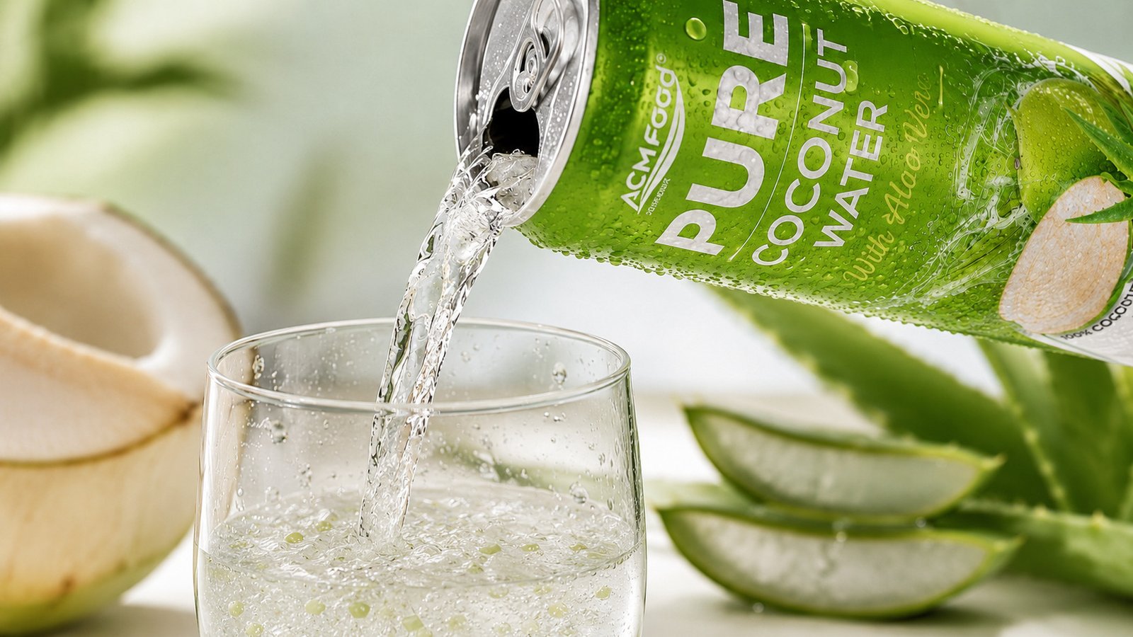 Coconut water with aloe vera: the fusion of two consumer-favorite beverage ingredients
