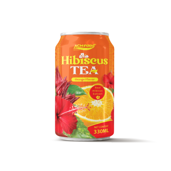 330ml ACMFOOD Hibiscus Tea Drink Orange Alu Can