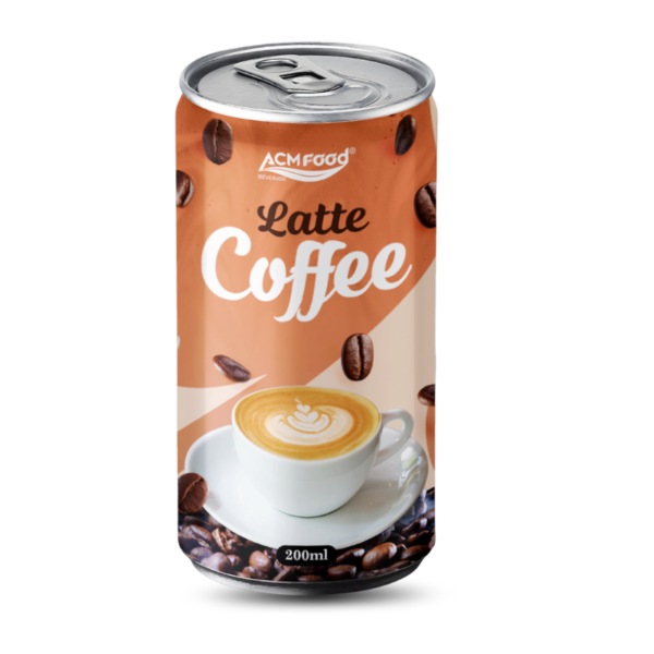 200ml ACM Latte Coffee Drink Sleek Can