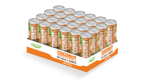 Alternative view of 320ml Sparkling  Coconut  Water with Lime & ginger flavor