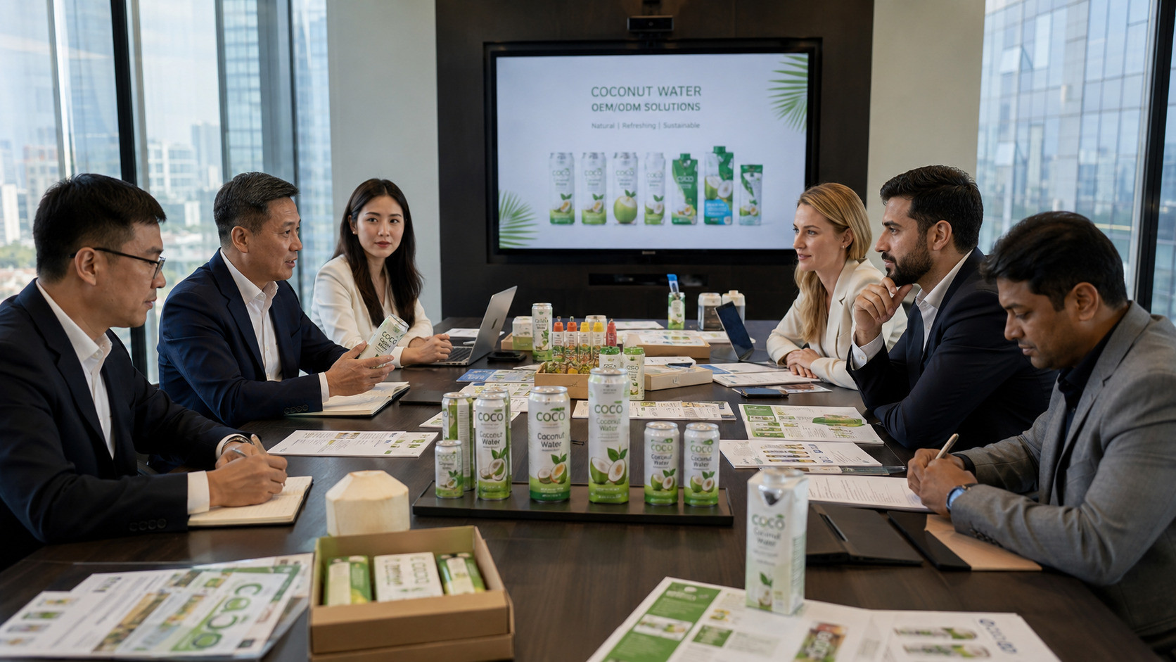 Private label coconut water