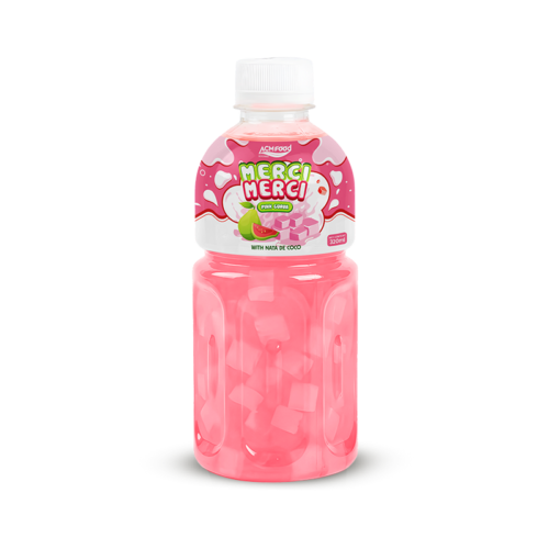 320ml ACM Merci Merci Pink Guava juice with Nata de coco