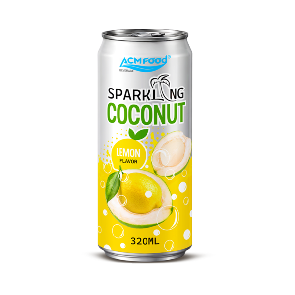 ACM Sparkling Coconut water with Lemon flavor  320ml