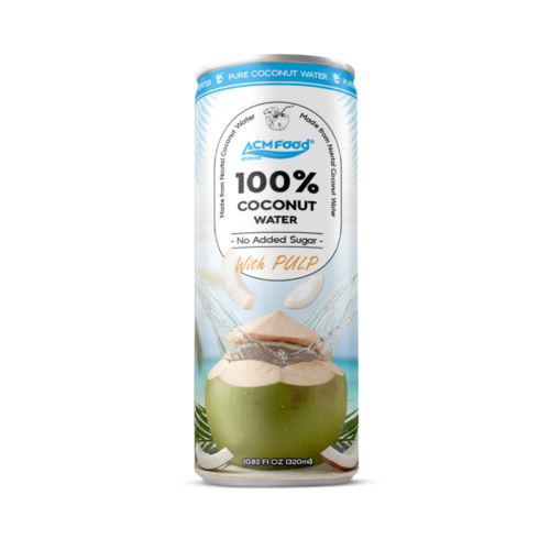 100% Coconut Water with pulp 320ml | Coconut Water Suppliers | NFC - ACM