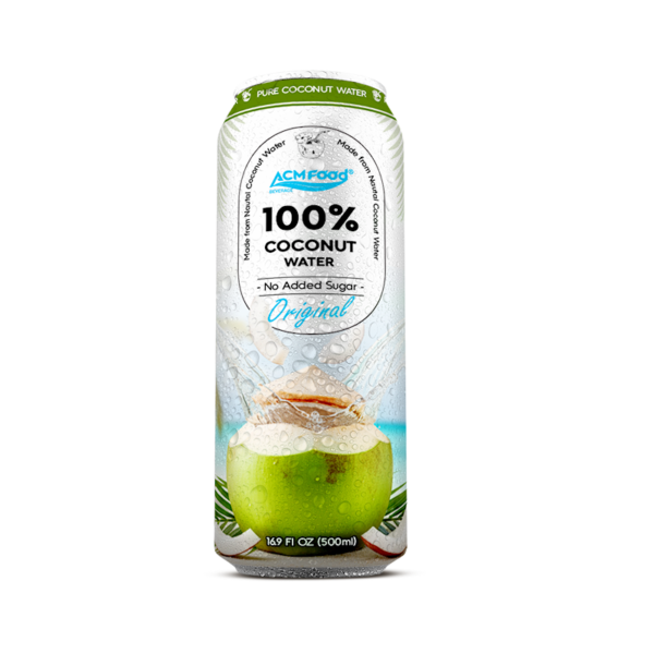 500ml ACM Agua de Coco NFC en Lata de Aluminio