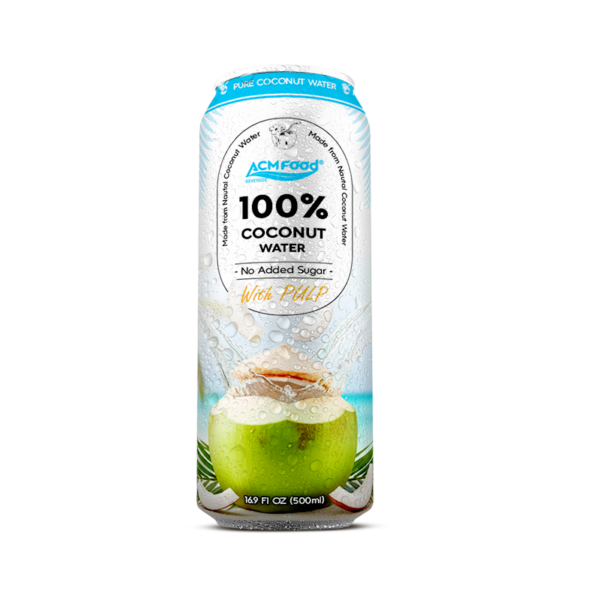 500ml ACM NFC Coconut Water with Pulp Aluminum Can