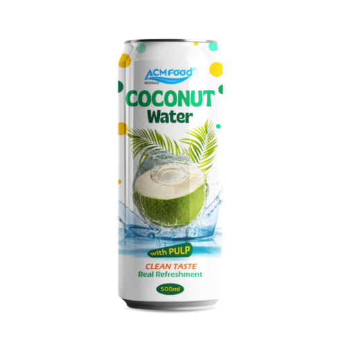 ACM Natural Electrolyte Coconut Water with Pulp 500ml
