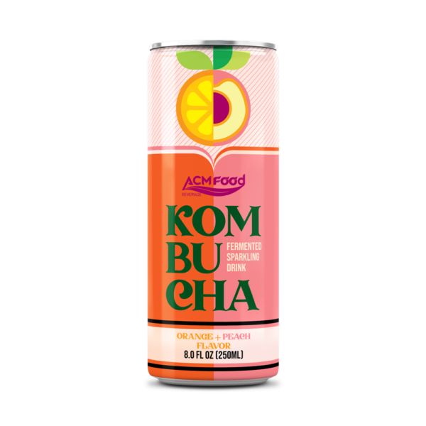 ACM Kombucha Peach and Orange  flavor 250ml