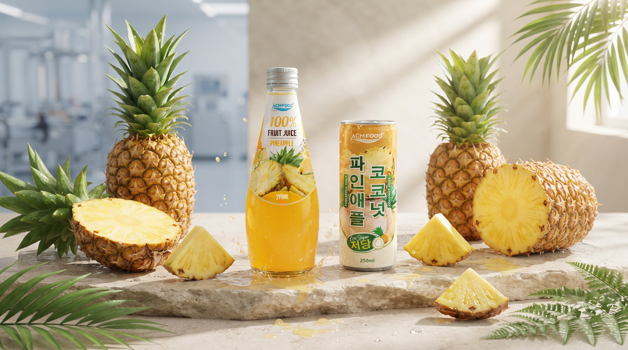 Pineapple Juice OEM for Importers, Wholesalers & Private Labels