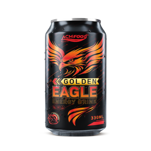 Premium Golden Eagle Energy Drink With Strawberry 330ml can