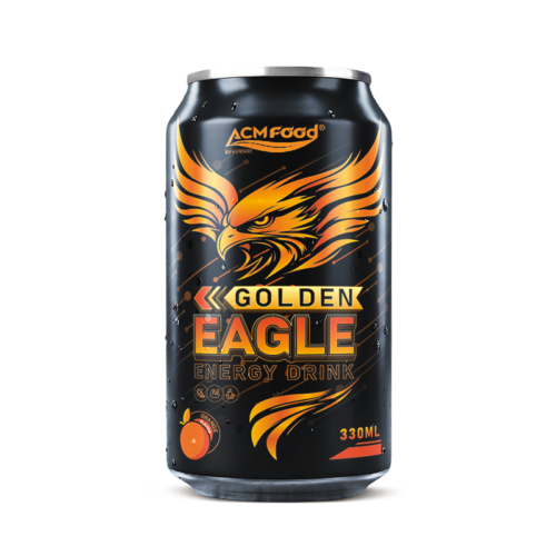 Premium Golden Eagle Energy Drink with Orange 330ml can