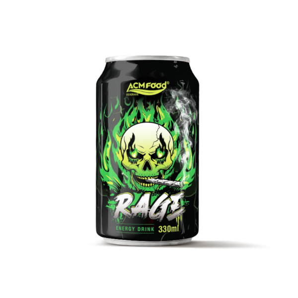 Alternative view of 330ml Rage Energy Drink Alu Can