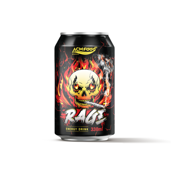330ml Rage Energy Drink Alu Can