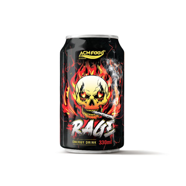 330ml Rage Energy Drink Alu Can