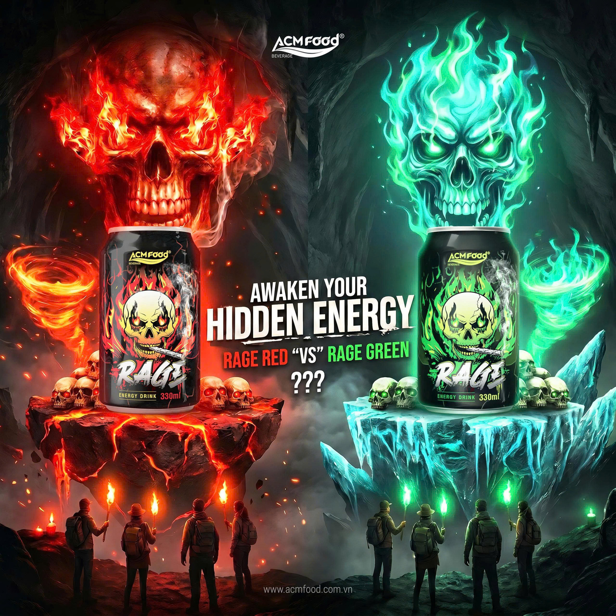 Rage Energy Drink Original Flavor