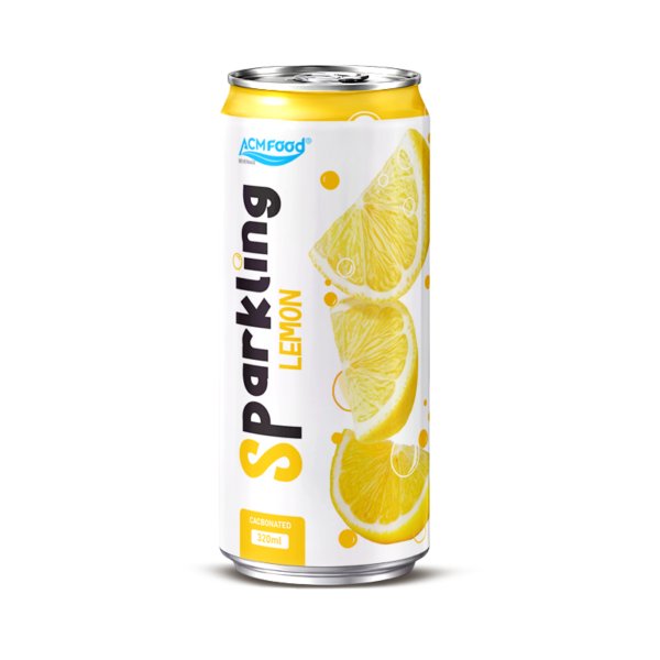 320ml ACM Lemon Sparkling Drink Sleek Can