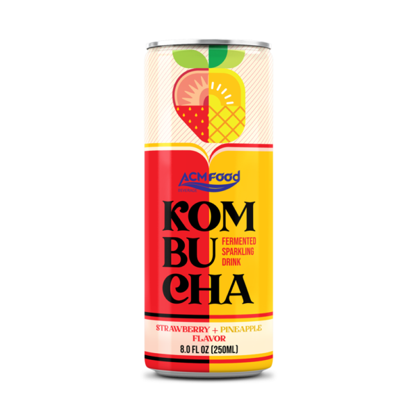 ACM Kombucha Strawberry and Pineapple flavor 250ml