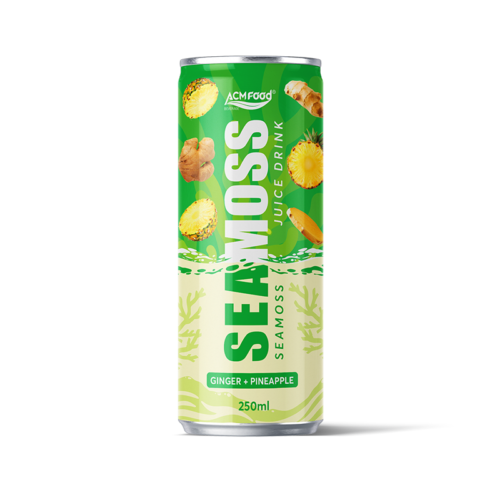 Sea Moss Juice 250ml Can with Ginger and Pineapple